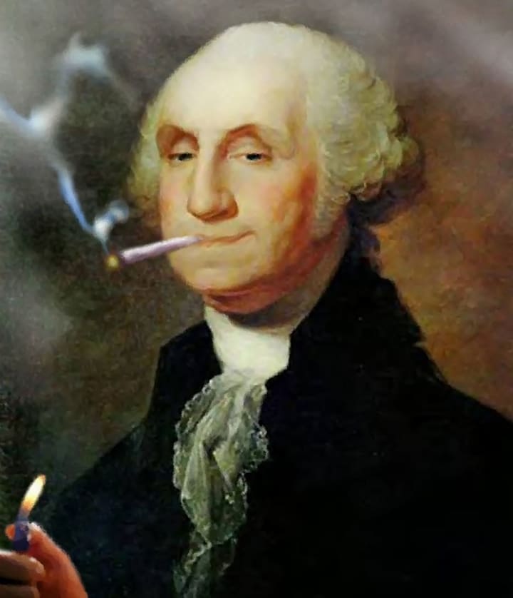 george-washington-smoking-weed-joint